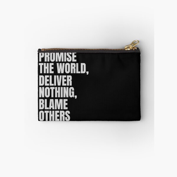 Item preview, Promise, deliver, blame - funny quote designed and sold by onum2018.