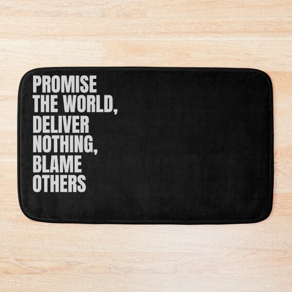 Item preview, Promise, deliver, blame - funny quote designed and sold by onum2018.