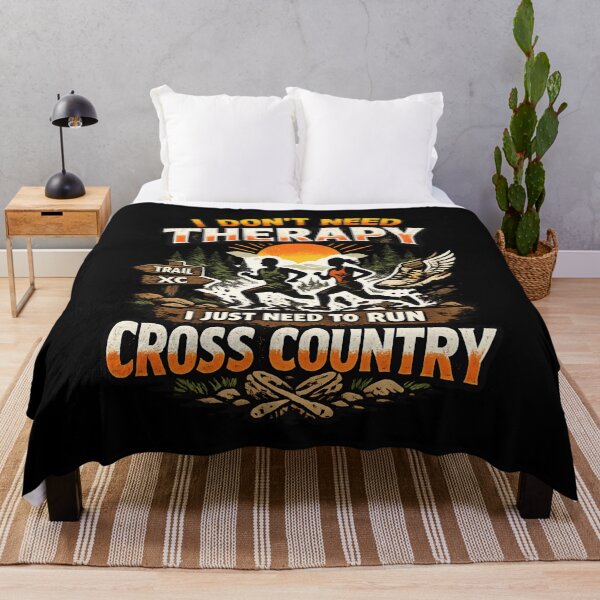 Item preview, Funny Cross Country Running Therapy - Vintage Runner designed and sold by SidTastic .