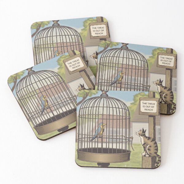 Item preview, Cat and bird games. designed and sold by elegantpaterns.