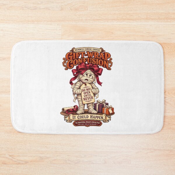 Item preview, THE IRRATIONAL FRIGHTS COLLECTION - MUMMIES COMING UNDONE - GIFT-WRAP CONFUSION designed and sold by WheelieGdArt.