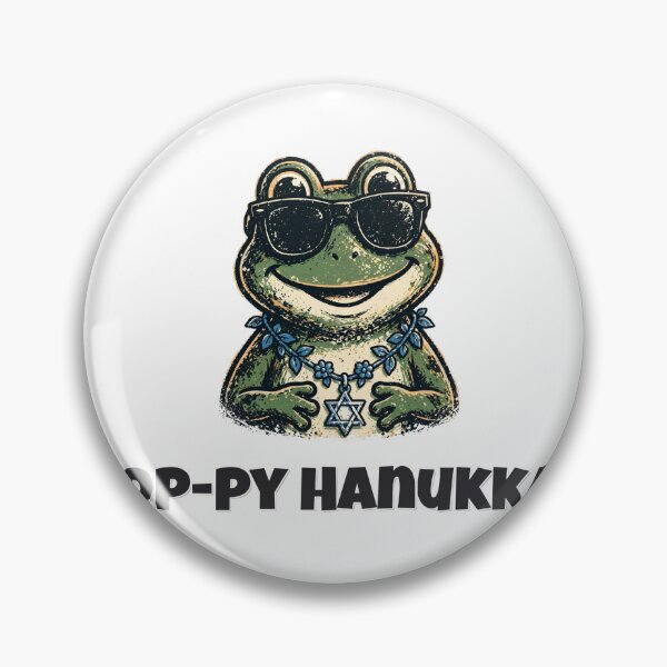 Artikelvorschau, Hop-Py Chanukkah Lustiges Frosch-Chanukkah-Design entworfen und verkauft von Wild Shades.