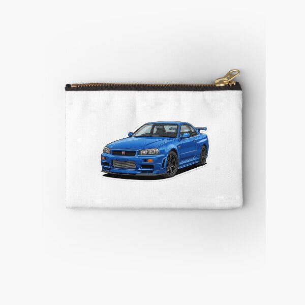 Item preview, Iconic Bayside Blue R34 GT-R JDM Sticker designed and sold by Fixnovaguide.