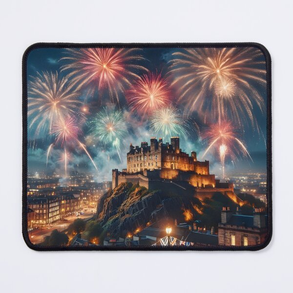 Artikelvorschau, Edinburgh Hogmanay Feuerwerk entworfen und verkauft von Sybille-Yates.