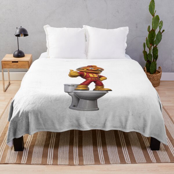 Item preview, Gross Out Retro Bathroom Sticker – Funny 90s Cartoon Character Art designed and sold by Felixuss.