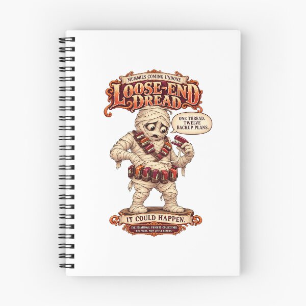 Item preview, THE IRRATIONAL FRIGHTS COLLECTION - MUMMIES COMING UNDONE - LOOSE-END DREAD designed and sold by WheelieGdArt.