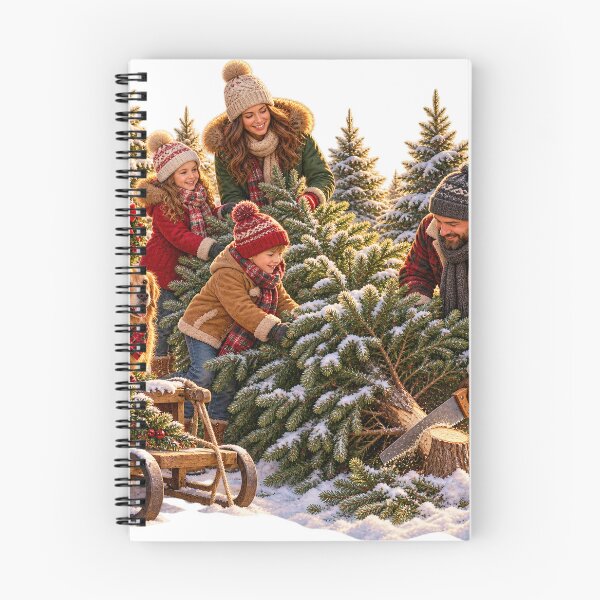Item preview, Painterly Christmas Tree Farm Family Tee designed and sold by SunnyDesign82.