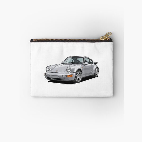 Artikelvorschau, Klassischer silberner Porsche 964 Turbo Aufkleber entworfen und verkauft von Fixnovaguide.
