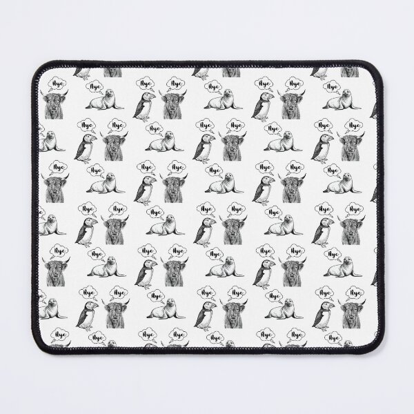 Item preview, Scottish Wildlife Animals Saying Aye Art Set designed and sold by S-and-W-4ever.