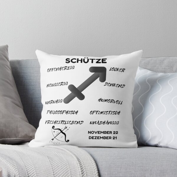 Artikelvorschau, Schütze Sternzeichen Astrologie Horoskop Symbol - Classic Black & White entworfen und verkauft von ZODIARA.