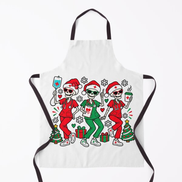 Item preview, Dancing Funny Skeletons Skeleton Nurse Crew Christmas  designed and sold by teesterra.
