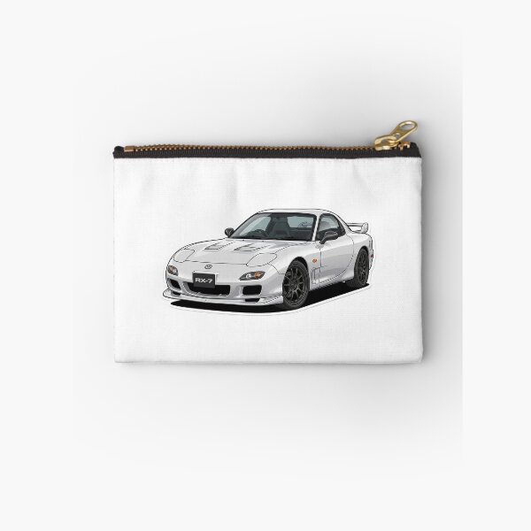 Item preview, Classic Mazda RX-7 FD White JDM Vector Sticker designed and sold by Fixnovaguide.