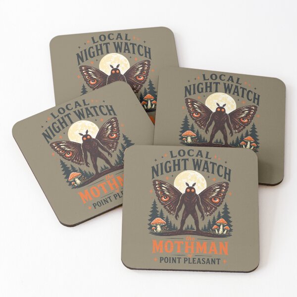 Item preview, Cryptid Mothman Point Pleasant Retro Design designed and sold by MagicTheDog.