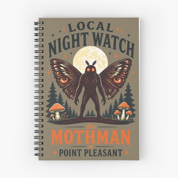 Item preview, Cryptid Mothman Point Pleasant Retro Design designed and sold by MagicTheDog.