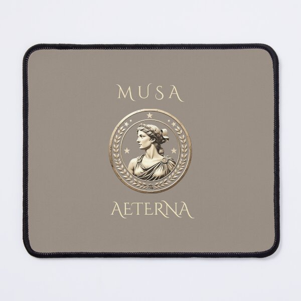 Item preview, Musa Aeterna – Eternal Muse Latin Classical Woman Roman Medallion designed and sold by semenol.