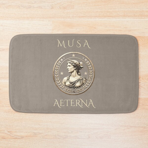 Item preview, Musa Aeterna – Eternal Muse Latin Classical Woman Roman Medallion designed and sold by semenol.