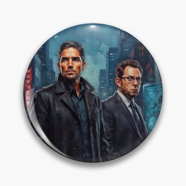 Artikelvorschau, Person of Interest Sci-Fi Action Fine Art Tribute entworfen und verkauft von Art's Diner.