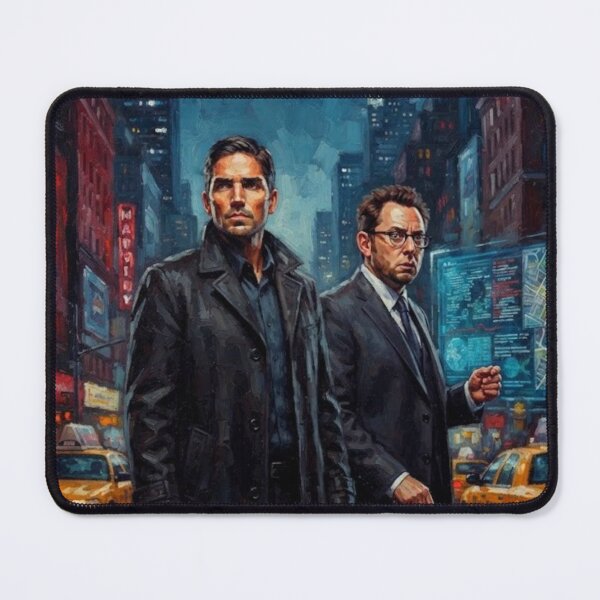 Item preview, Person of Interest Sci-Fi Action Fine Art Tribute designed and sold by Art's Diner.