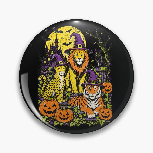 Item preview, Wild Cats Halloween Witch Gathering designed and sold by TeeARTHY.