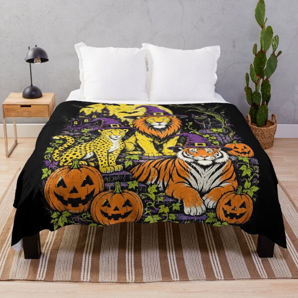 Item preview, Wild Cats Halloween Witch Gathering designed and sold by TeeARTHY.
