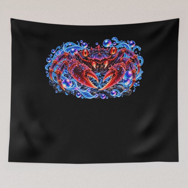 Item preview, Vampire Crab Marine Animal Ocean Life Lover designed and sold by drawwiika+44.