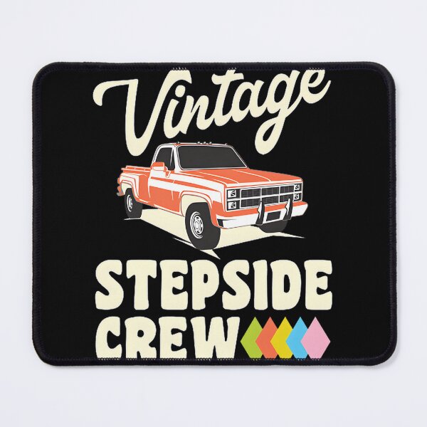 Item preview, Vintage Stepside Pickup Truck Crew Cab Short Bed Classic Automotive Design designed and sold by WhutIsXbox.