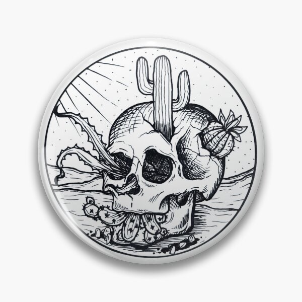 Item preview, Cactus Skull designed and sold by StudioRosebud.