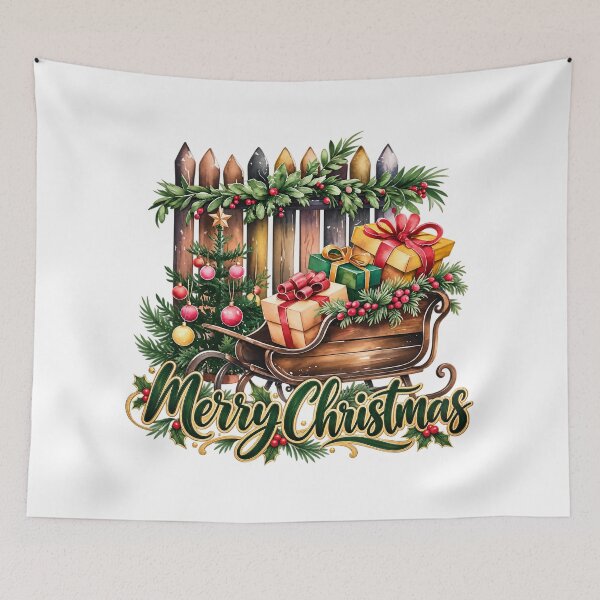 Item preview, Merry Christmas Sleigh  designed and sold by Lori Winslow Designs.