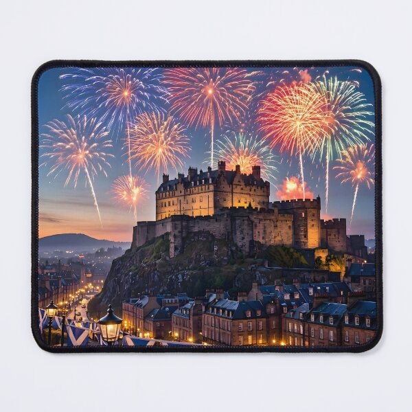Artikelvorschau, Edinburgh Hogmanay Feuerwerk entworfen und verkauft von Sybille-Yates.
