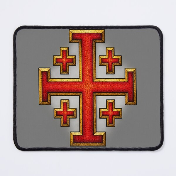 Item preview, Jerusalem Cross Crusader Shield Sacred Art designed and sold by Francisbb.