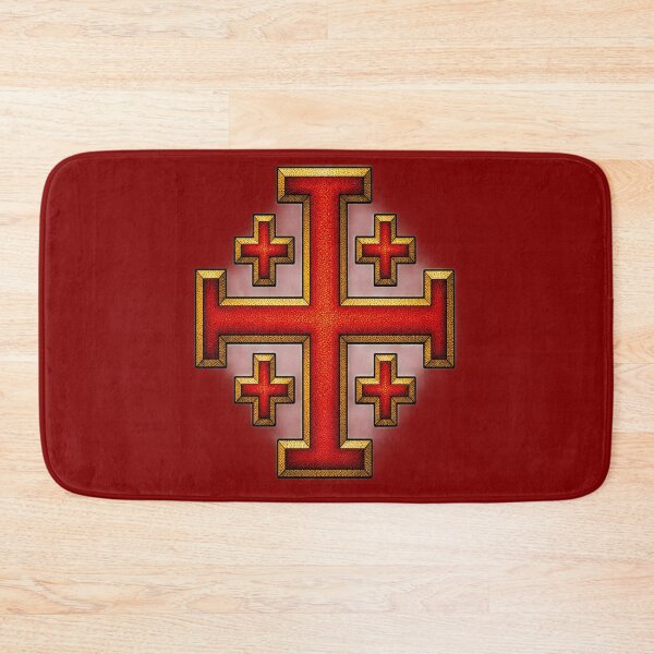Artikelvorschau, Jerusalemkreuz, Kreuzfahrerschild, Sakrale Kunst entworfen und verkauft von Francisbb.