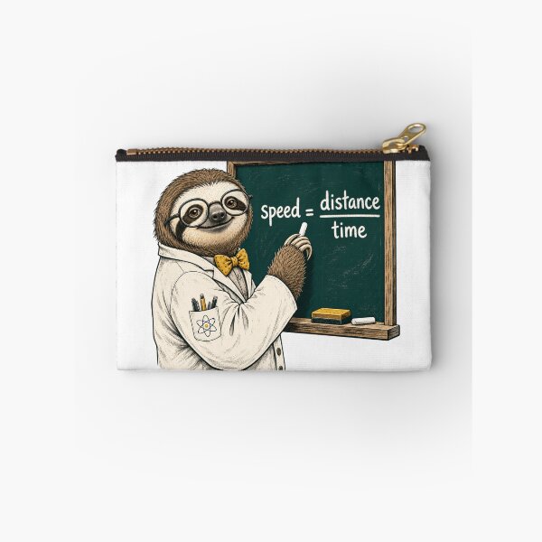 Item preview, Funny Sloth Scientist Tee - Speed Equals Distance Over Time designed and sold by Caj77.