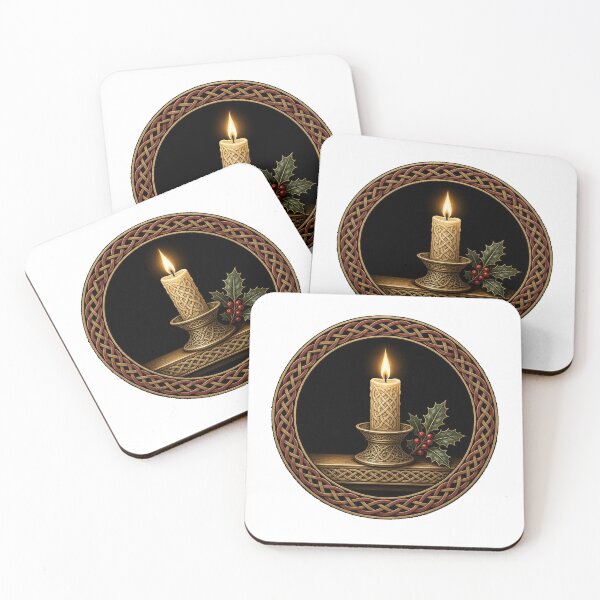 Item preview, Candle on the Windowsill Celtic Knot Roundel designed and sold by Freckled-Monkey.