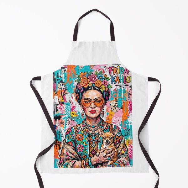 Item preview, Colorful Frida Kahlo Floral Portrait designed and sold by TeeARTHY.