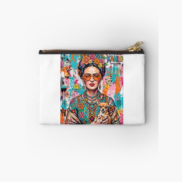 Item preview, Colorful Frida Kahlo Floral Portrait designed and sold by TeeARTHY.