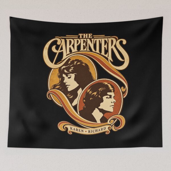 Item preview, The Carpenters – Karen & Richard Vintage 70s Soft Rock Retro Art designed and sold by Jadegothgobby.