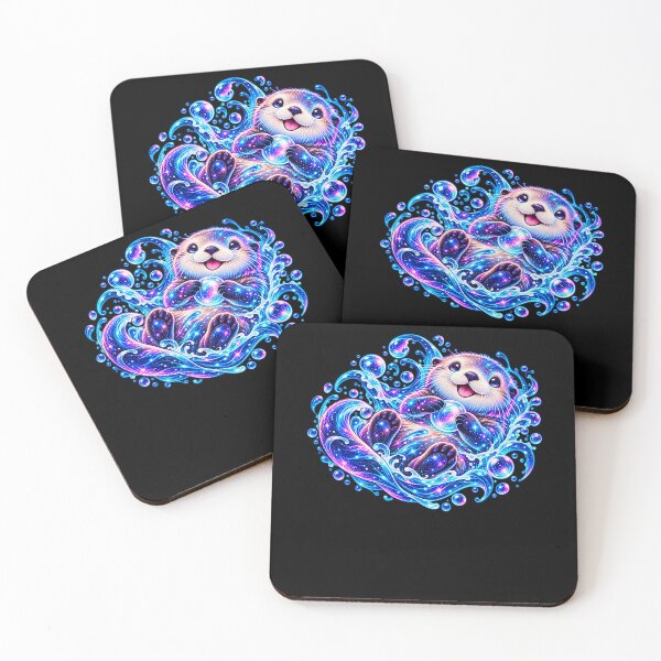 Item preview, Cute Galaxy Sea Otter Space Animal Lover designed and sold by drawwiika+44.