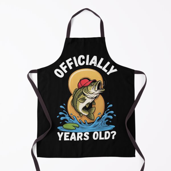Item preview, Officially 8 Years Old Bass Fishing 8th Birthday Largemouth Bass Red Cap Fisherman Kid Fishing Birthday Design designed and sold by DarylWelsh2024.