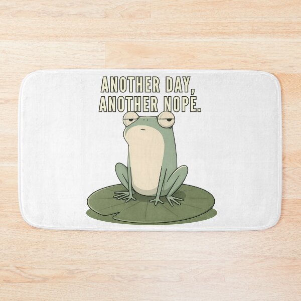 Item preview, Grumpy Frog on Lily Pad designed and sold by 123Long.