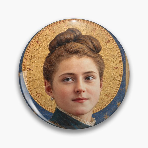 Item preview, Saint Thérèse of Lisieux, the Little Flower – Renaissance-Inspired Catholic Art designed and sold by Crux Fidelis.