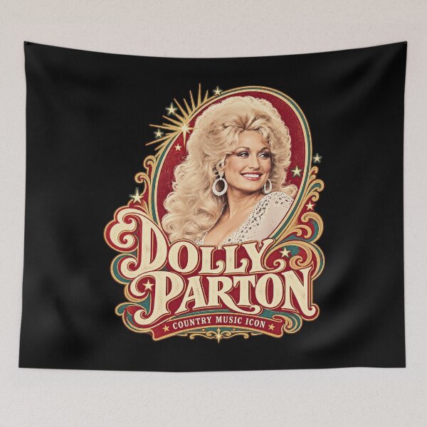 Item preview, Dolly Parton – Icono de la música country Arte country vintage retro designed and sold by Jadegothgobby.
