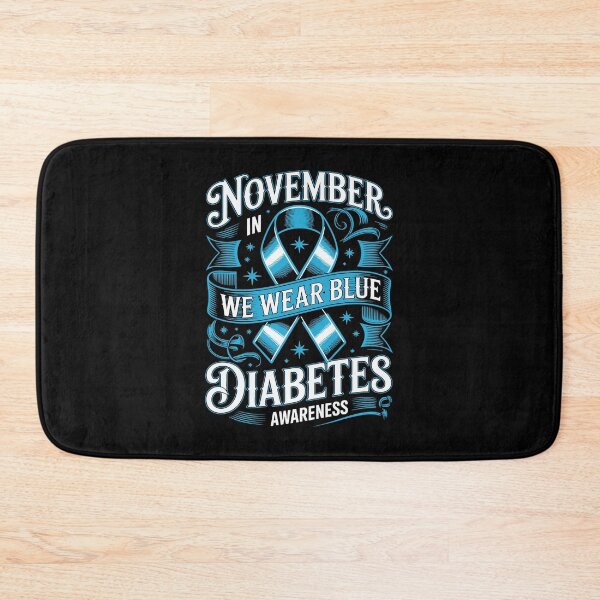 Artikelvorschau, Im November tragen wir Blau – Kunst mit der Schleife zur Aufklärung über Diabetes entworfen und verkauft von jkrphoto.