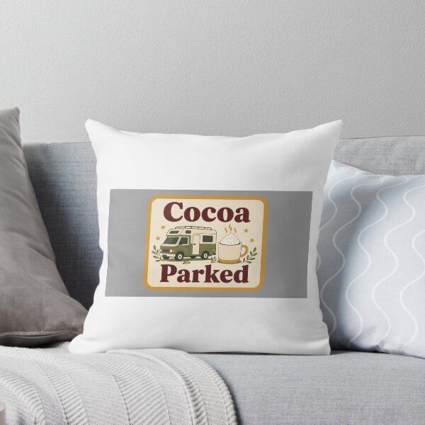 Item preview, Cocoa. Parked. Van Life Badge designed and sold by Freckled-Monkey.