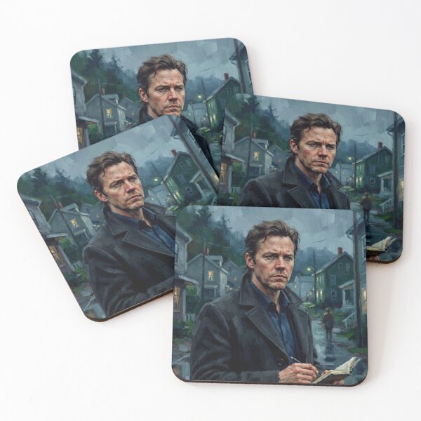 Item preview, Murder in a Small Town Crime Mystery Fine Art Tribute designed and sold by Art's Diner.