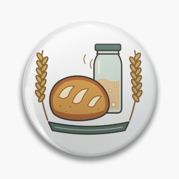 Item preview, Sourdough Loaf, Starter Jar and Golden Wheat designed and sold by EcomGenius.