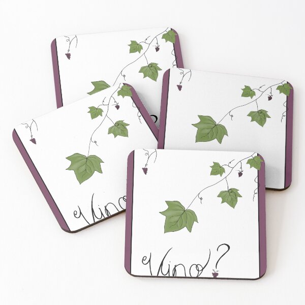 Item preview, Vino? wine print designed and sold by niapmorgan.