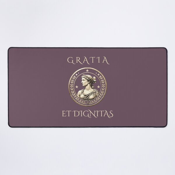 Item preview, Gratia et Dignitas – Grace and Dignity Latin Classical Woman Medallion designed and sold by semenol.