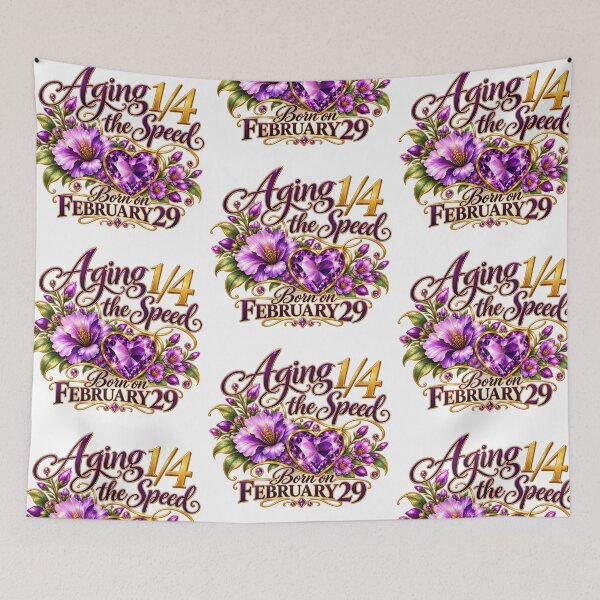 Item preview, Aging 1/4 the Speed February 29 designed and sold by Leap29 Designs.
