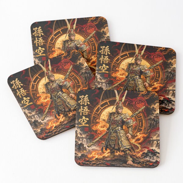Item preview, Sun Wukong Monkey King Warrior Chinese Mythology Art designed and sold by Fei Long Design Hub.