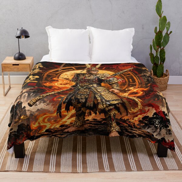 Item preview, Sun Wukong Monkey King Warrior Chinese Mythology Art designed and sold by Fei Long Design Hub.